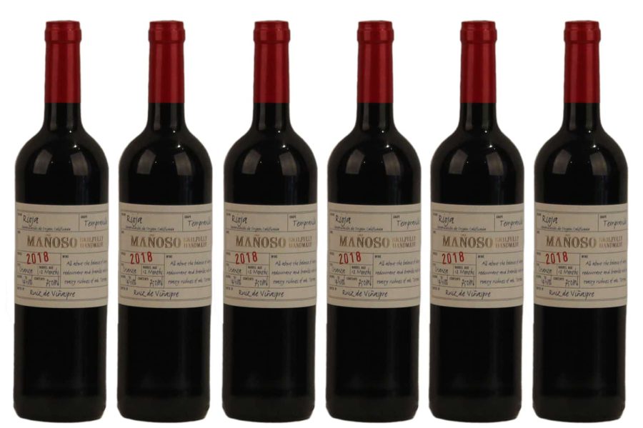 6 Bottle Manoso Rioja Crianza Wine Case