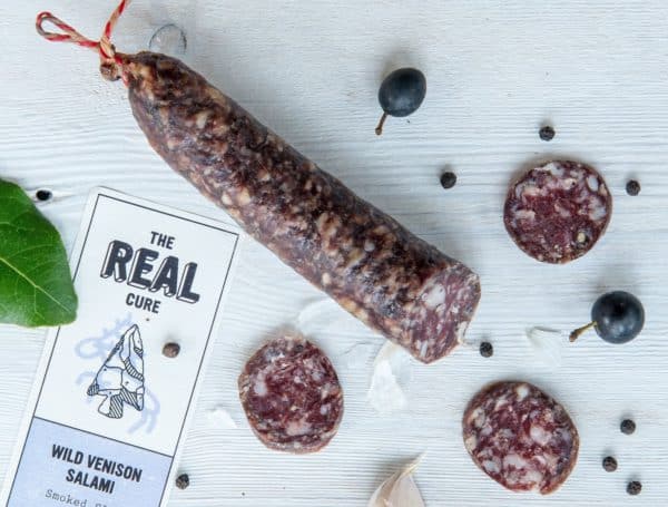 Sloe and Garlic Venison Salami - The Real Cure