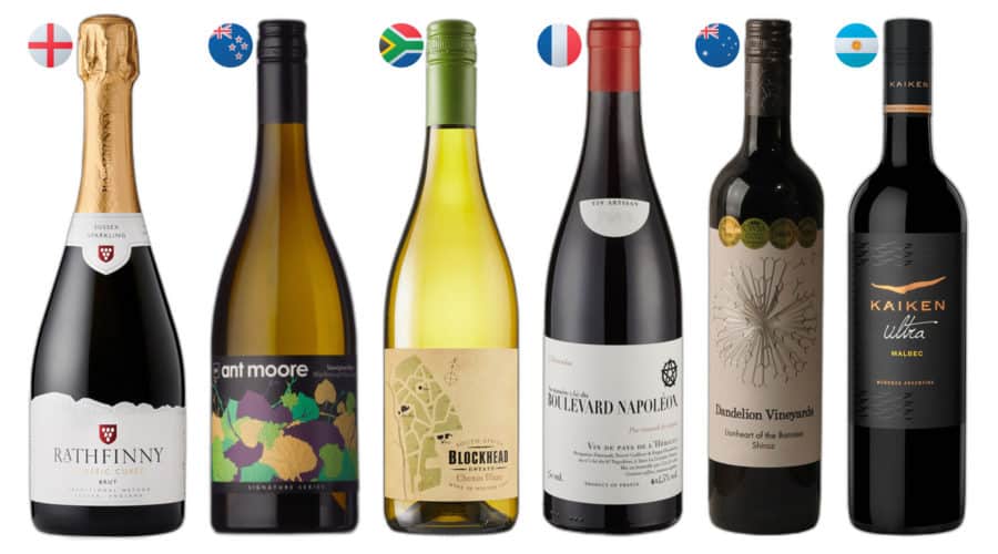 Discovery Rugby Nations Favourites Wine Case