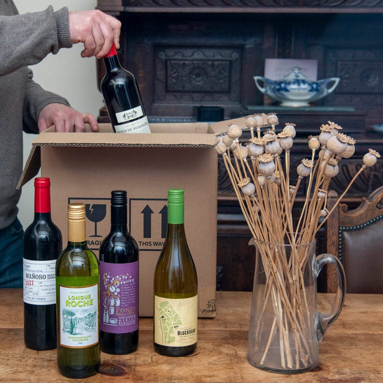 Unpacking an Original Handpicked Wine Box