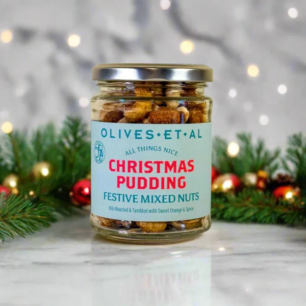 christmas pudding festive mixed nuts 150g | olives et al