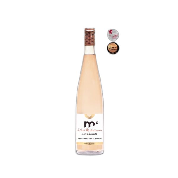 Moderato Non-Alcoholic Rose | Moderato | Gros Manseng, Merlot |  | France