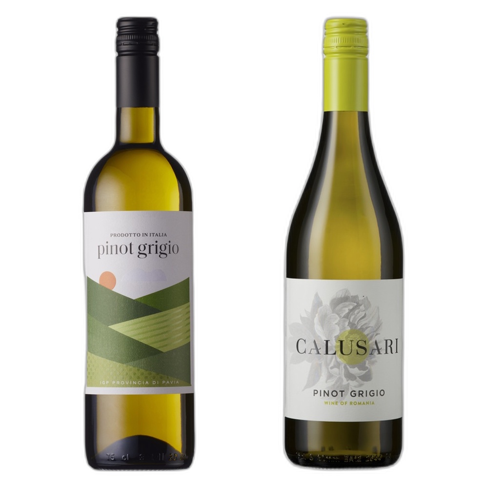 Original 2 Bottle Pinot Grigio Wine Set